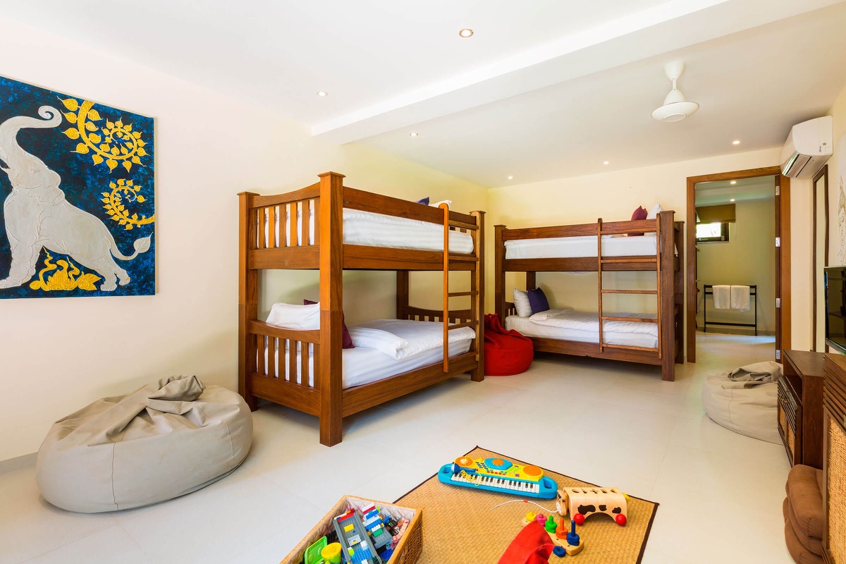 Kids Bunk Rooms at Villa Kalyana